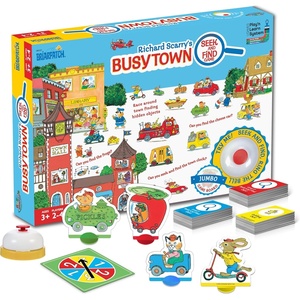 image:imageBriarpatch Richard Scarrys Busytown Seek and Find Game Based on Early Reader Books for Preschool Kindergarten and 1st Grade
