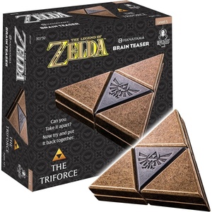 image:imageBePuzzled Legend of Zelda Triforce Hanayama Cast Brain Teaser Mensa Rated Level 5 for Ages 12 and Up